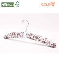 Embroidery Satin Padded Clothes Hanger